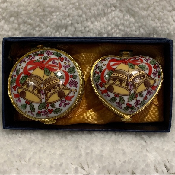 Tiny Christmas gilded treasure boxes. - Picture 5 of 6